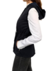 TROPICAL WOOL QUILTED VEST : NAVY