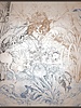 CASHMERE PRINTED PONCHO: SAFARI: BEIGE