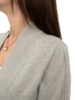 HIGH-LOW CARDIGAN, NO BUCKLE W/ CRYSTALS, PEARL