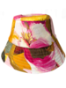 PRINTED COTTON  BUCKET HAT: BERGAMO: PINK
