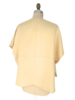 DOUBLE FACE CASHMERE CAPELET: BUTTER-IVORY