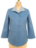 DOUBLE FACE JACKET: AZURE