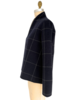 DOUBLE FACE JACKET, NAVY-GRAY SQUARES