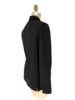 DOUBLE FACE WOOL BLAZER: BLACK