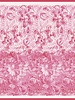 CASHMERE PRINTED PONCHO: CORSICA: PINK