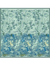 CASHMERE PRINTED SCARF: CORSICA: GREEN
