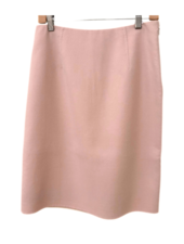 DOUBLE FACE CASHMERE SKIRT: PINK