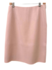 DOUBLE FACE CASHMERE SKIRT: PINK
