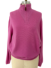 MEN HALF ZIP SWEATER : FUCHSIA