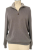 HALF ZIP SWEATER : CLAY