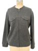 REVERSIBLE BOMBER JACKET : CHARCOAL