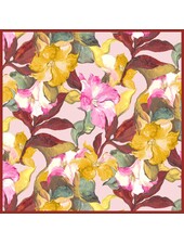 CASHMERE PRINTED SCARF: BERGAMO: PINK