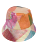 PRINTED COTTON  BUCKET HAT: CUBIST