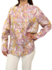 SILK PRINTED SHIRT: IRIS PINK