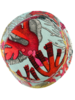 PRINTED LINEN HAT: CORAL: TURQUOISE