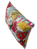 LINEN PILLOW CORAL: TURQUOISE 16"x24"