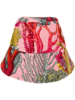 PRINTED LINEN HAT : CORAL : PINK