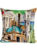 COTTON PILLOW LAKE COMO : B : 21"x21"