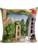 COTTON PILLOW LAKE COMO : B : 21"x21"