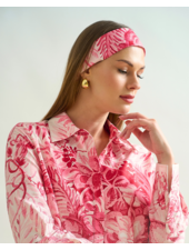 COTTON TWILLY: CORSICA PRINT: PINK