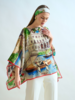 CASHMERE PRINTED SCARF: COMO: MULTI