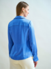 SILK CLASSIC SHIRT : BLUE