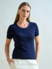 CREWNECK TANK TOP: NAVY WITH SEQUINS