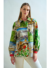 PRINTED CLASSIC COTTON SHIRT WIDER SLEEVE: LAKE COMO