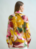 CLASSIC COTTON SHIRT WIDER SLEEVE: BERGAMO PRINT: PINK