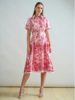 NO WAIST HALFSLEEVEES  DRESS: CORSICA: PINK