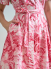 NO WAIST HALFSLEEVEES  DRESS: CORSICA: PINK