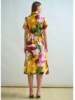 NO WAIST HALFSLEEVEES  DRESS: BERGAMO PRINTED: PINK