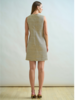 SHIFT SLEEVELESS DRESS: GOLD