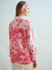COLLARED COTTON PRINTED SHIRT: CORSICA: PINK