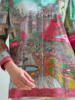 COLLARED COTTON PRINTED SHIRT: FONTANA