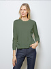 SUPERFINE LIGHT WEIGHT CREW SWEATER: FOREST
