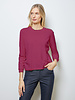 SUPERFINE LIGHT WEIGHT CREW SWEATER: BERRY
