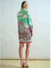 CLASSIC COTTON PRINTED SHIRT DRESS: FONTANA
