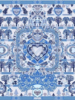 PRINTED CASHMERE SCARF: ELIZABETH: MOONLIGHT