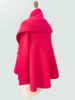 SHAWL NECK SWEATER: MAGENTA