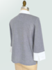 POLO W/ WHITE COLLAR: DENIM