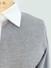 POLO W/ WHITE COLLAR: DENIM