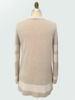 CASHMERE CARDIGAN W/ LUREX DETAILS: SAND