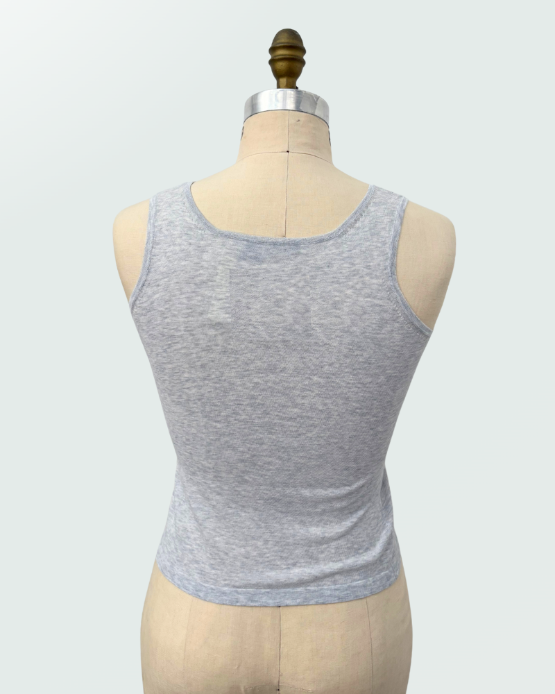 COTTON-LUREX SHELL: PEARL-SILVER