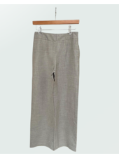 DOUBLE FACE WOOL PANTS: GRAY