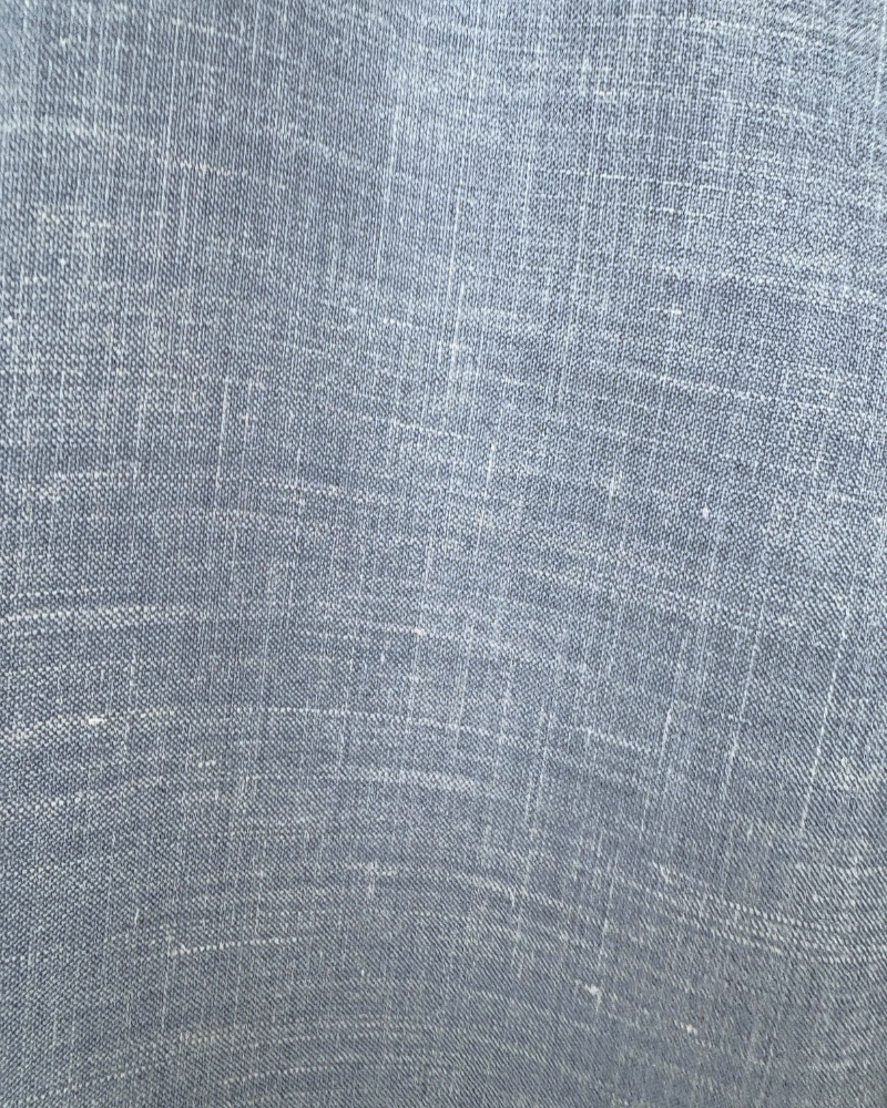 DOUBLE FACE WOOL PANTS: BLUE