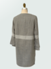 DOUBLE FACE WOOL REVERSIBLE COAT: GRAY-LIGHT GRAY