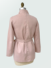 DF CASHMERE DUSTER W/ CHAIN DETAIL: PINK-SAND