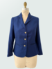 3 BUTTON CASHMERE BLAZER: ROYAL NAVY