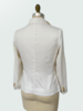 3 BUTTON CASHMERE BLAZER: IVORY